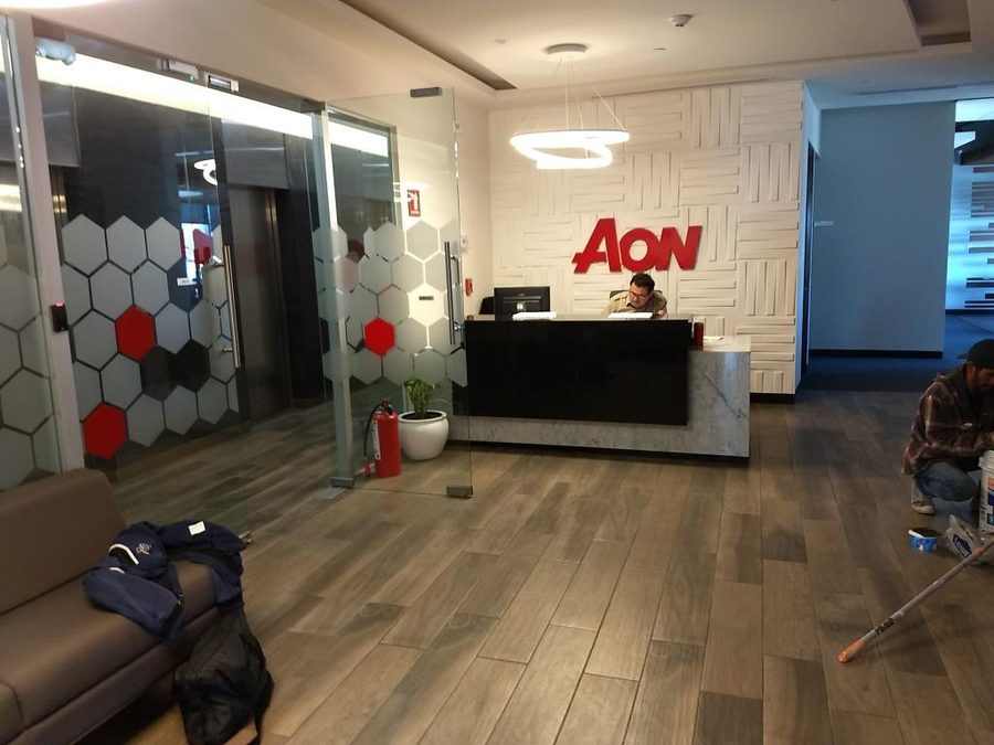 Recepción corporativa de AON terminada